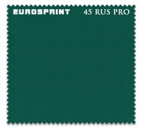 Бильярдное сукно EuroSprint 45 Rus Pro, 198 см (жёлто-зелёное)
